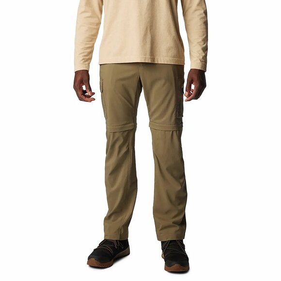 Columbia Men's Olive Green Silver Ridge Convertible Utility Cargo Pant Size 44